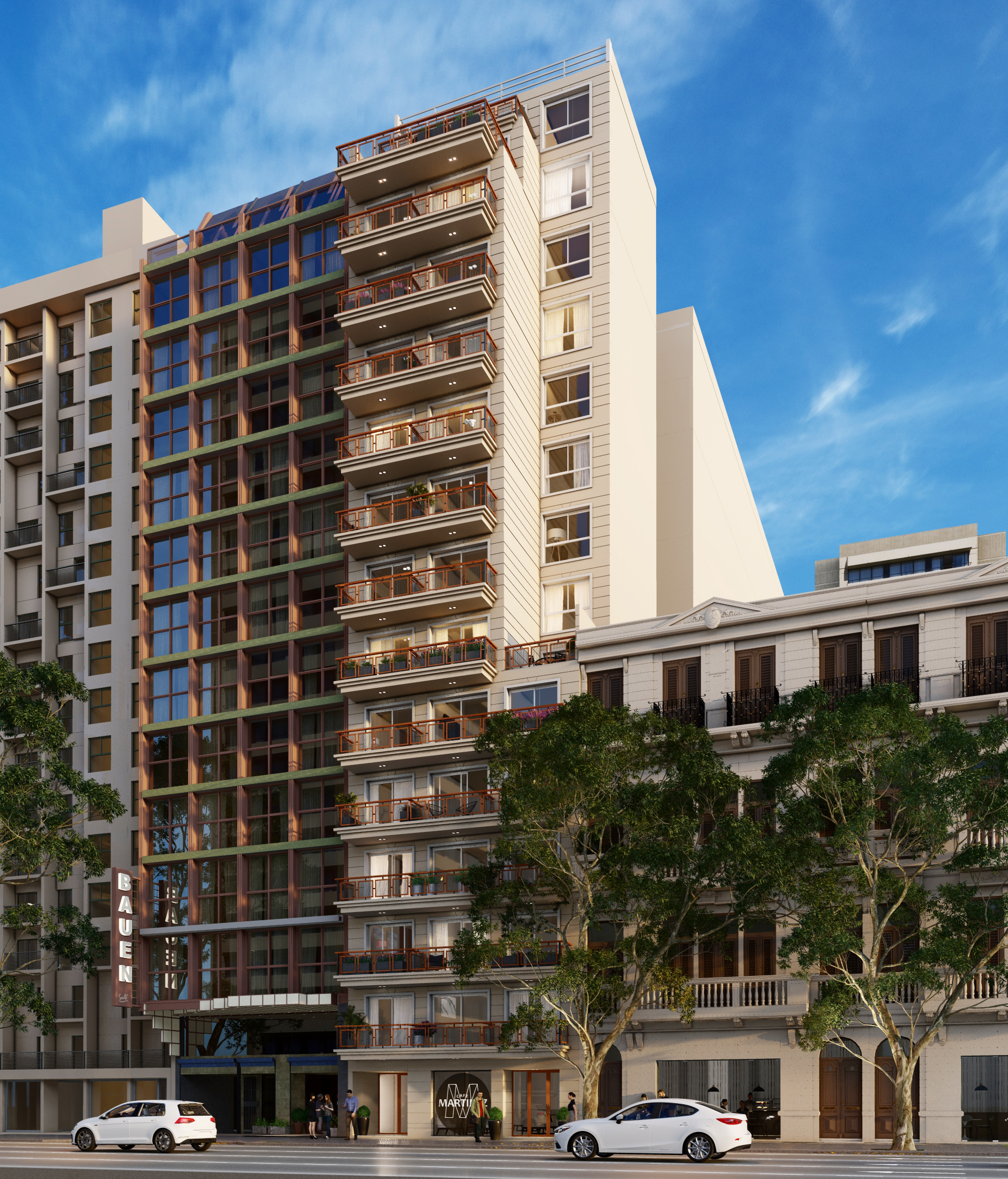 Fachada The Senior Apartments